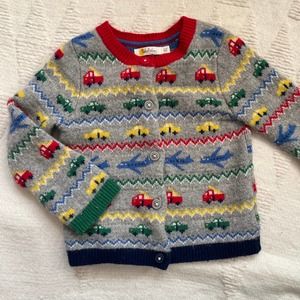 Baby Boden Vehicle Cardigan 2/3